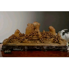 解放初青田雕刻山水风光摆件(se71491863)_7788收藏__收藏热线