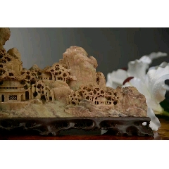 解放初青田雕刻山水风光摆件(se71491927)_7788收藏__收藏热线