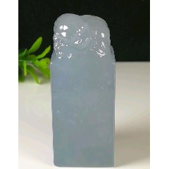 1355西峡蓝雪花冻（瑞兽钮章）(se71492996)_7788收藏__收藏热线