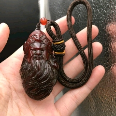 老牦牛角雕刻关公手把件(se71493117)_7788收藏__收藏热线