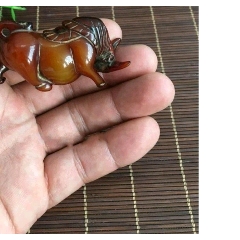 牛角斗牛吊坠辟邪保平安手把(se71493238)_7788收藏__收藏热线