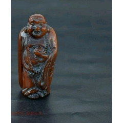 牛角雕刻元宝弥勒佛小摆件(se71493803)_7788收藏__收藏热线