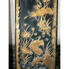 《香樟木》高浮雕，春夏秋冬。四季花鸟图案挂屏一套，做功讲究，雕刻精细，全品无修。(se71494613)_7788收藏__收藏热线