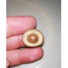 天珠戈壁蛋白玛瑙沙漠眼睛石纯天然一个小眼睛天珠羊眼板完整漂亮宗教图腾(se71494770)_7788收藏__收藏热线