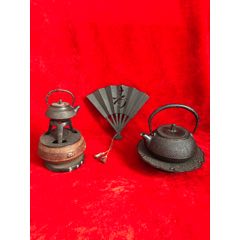 日本回流南部特制铁壶…此套日本铁壶，属于私人订制，赠送给永丰寺的一套高级(se71495091)_7788收藏__收藏热线