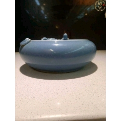 清中期天蓝釉龍洗(se71495348)_7788收藏__收藏热线