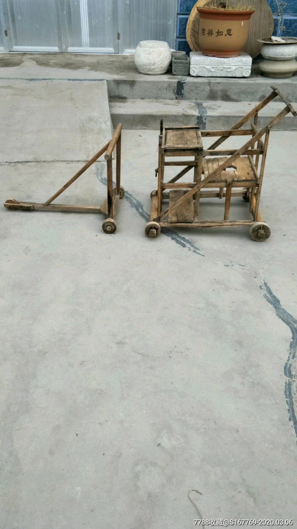 木工自制学步车图片