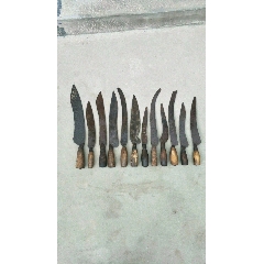 民俗刀具一套，全品包老(se71495601)_7788收藏__收藏热线