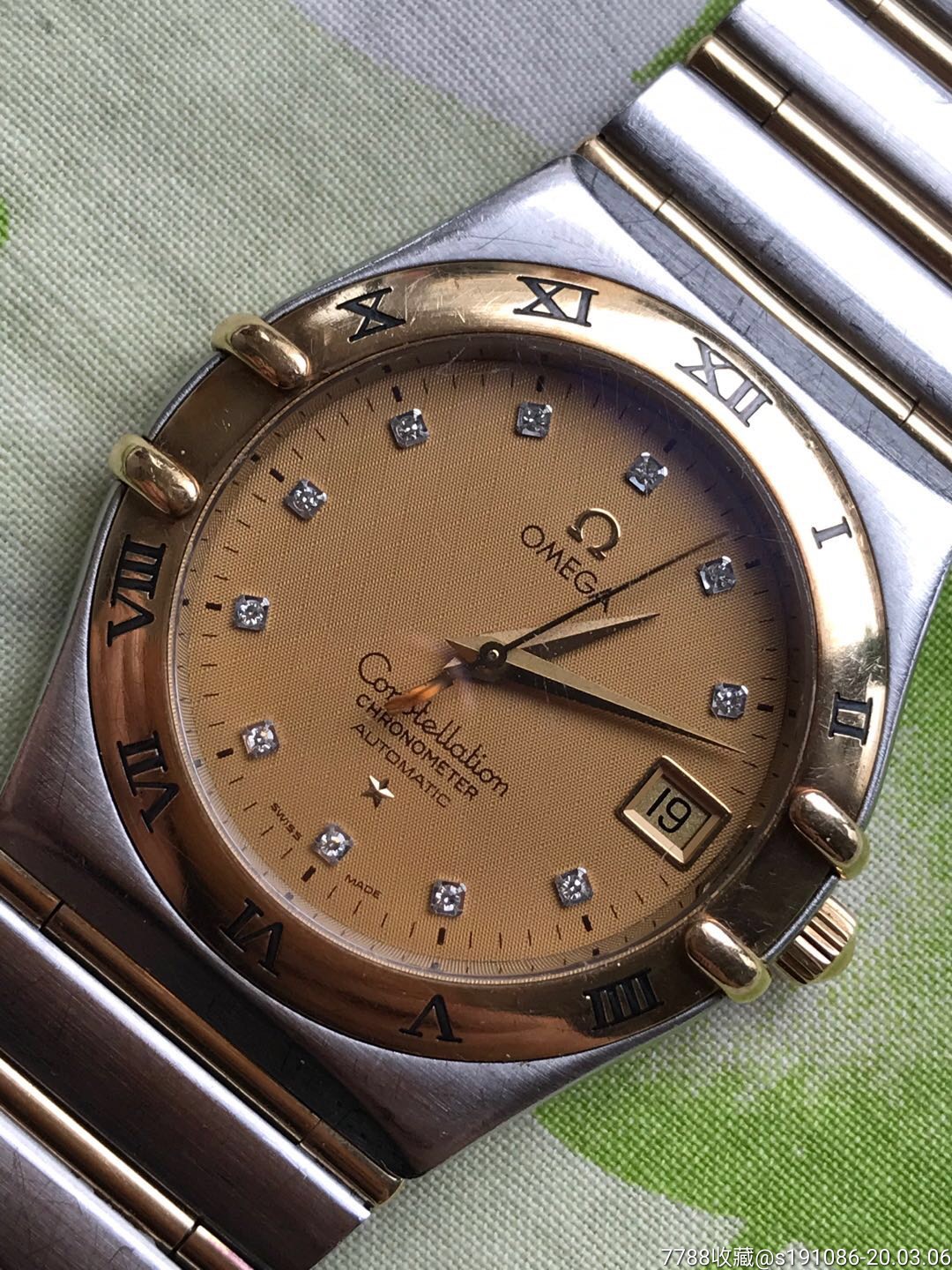 欧米茄星座1120机械表自动钻