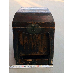 清代榆木官箱，包浆浑厚，品相一流，无修补，全品包老(se71496106)_7788收藏__收藏热线