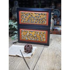 1676民国鎏金花鸟纹镂空木雕(se71498769)_7788收藏__收藏热线