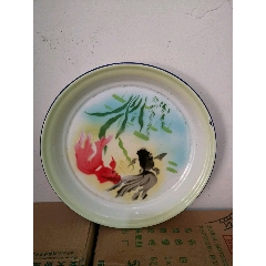 非常漂亮的一个老搪瓷盘(au22431343)_7788收藏__收藏热线