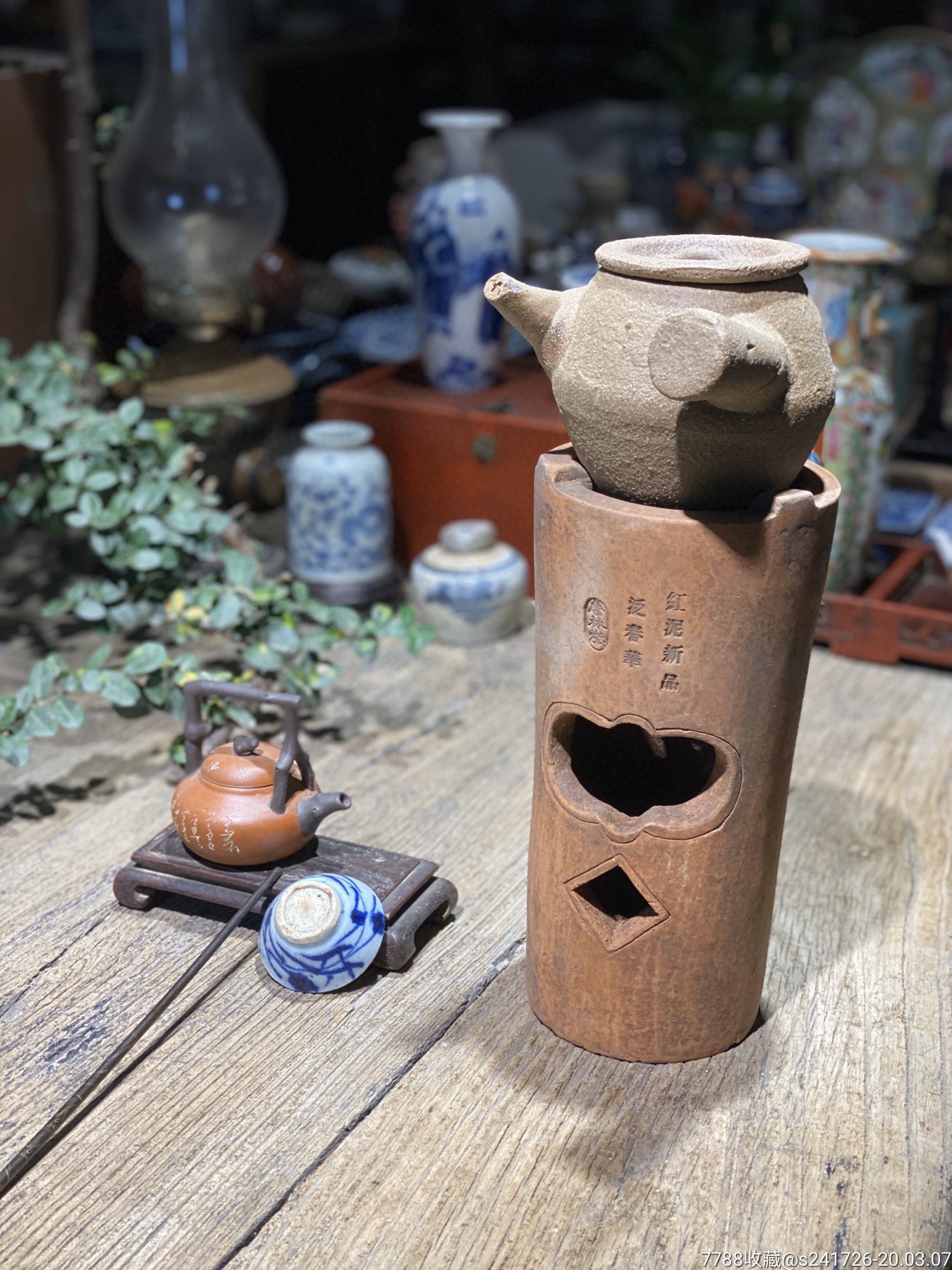 1728茶文化潮汕功夫茶炉近代碳炉
