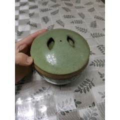 清晚期民国绿釉小罐(se71501105)_7788收藏__收藏热线