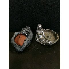 【美人鱼两个烟灰缸】(se71501828)_7788收藏__收藏热线