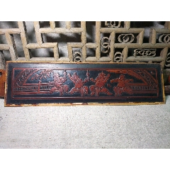 老木雕花板人物木雕古玩古董比武(se71501883)_7788收藏__收藏热线