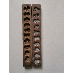 民国胶东特色十样景卡子一对(se71501913)_7788收藏__收藏热线