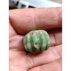 清代瓜楞琉璃珠子一枚(se71502815)_7788收藏__收藏热线