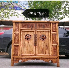 清代早期，清水皮壳书柜，保存完整，包浆自然，雕刻精美。尺寸见图(se71503084)_7788收藏__收藏热线