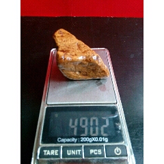 正宗昌化田黄原石（天然49克印章料）适合篆刻雕刻刀感级好可做印章.也可原石把玩(se71504248)_7788收藏__收藏热线