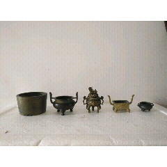 小铜香炉（5个）(se71504355)_7788收藏__收藏热线