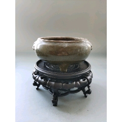 民国茶叶末釉狮耳炉(se71505491)_7788收藏__收藏热线
