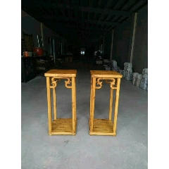 柏木花架～老料新做花几一对，纹理精美，气味幽香。尺寸40/40/90，宜家宜收藏(se71505668)_7788收藏__收藏热线