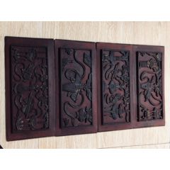 清代八宝图花板四块(se71508109)_7788收藏__收藏热线