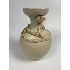 青白釉堆塑盘口瓶(se71508753)_7788收藏__收藏热线