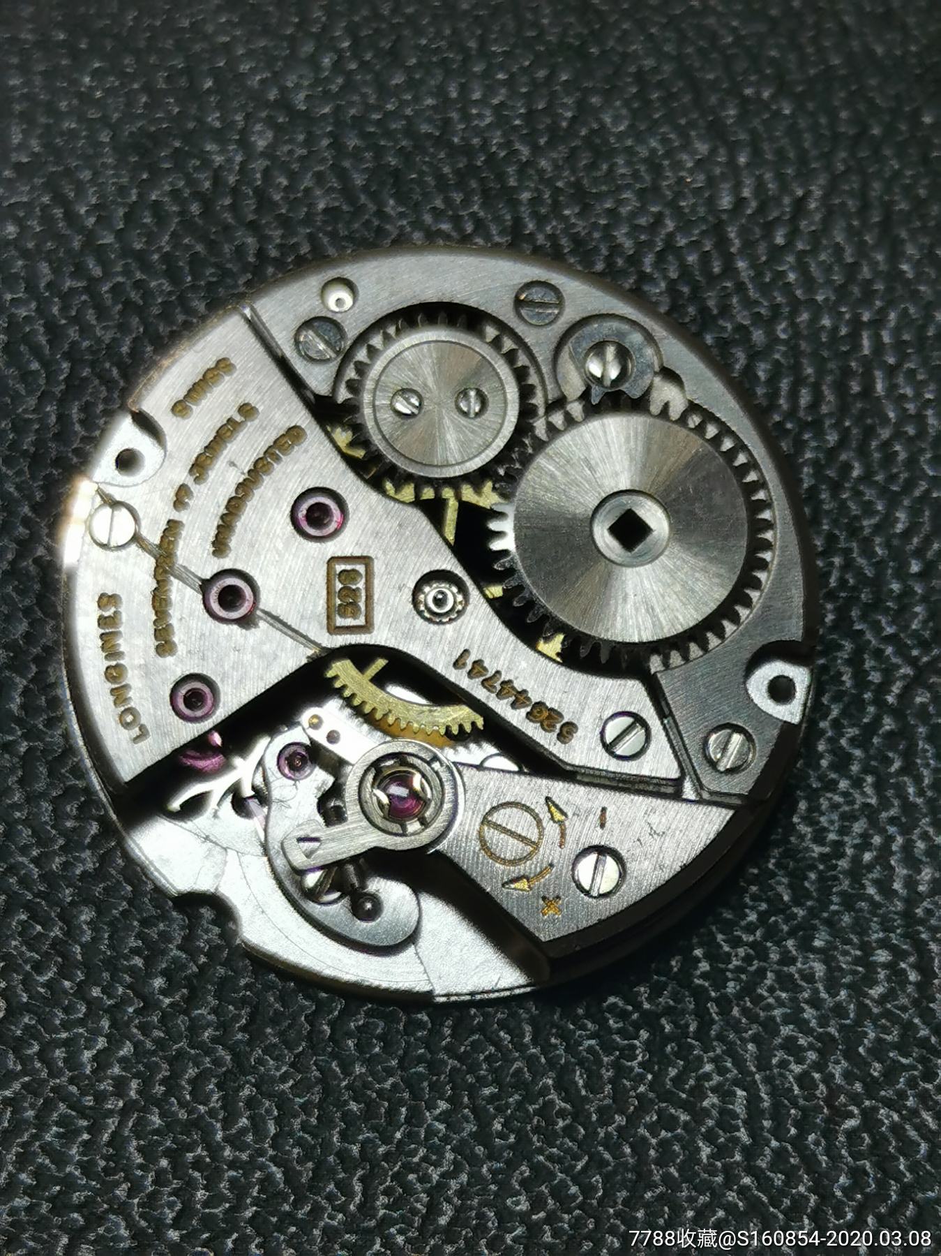 二手瑞士浪琴手动机械手表拆机528机芯拆配件