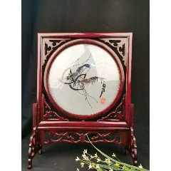 真丝手工苏绣屏风摆件(se71510272)_7788收藏__收藏热线