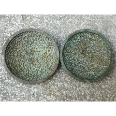 厚胎紫铜掐丝碟一对(se71511148)_7788收藏__收藏热线