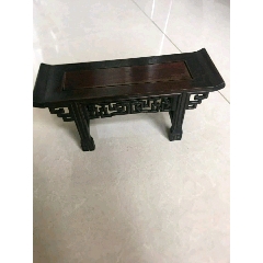 民国红木镂空雕花小搁几一个，(se71511568)_7788收藏__收藏热线