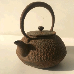 清代，老铁壶。优美铁壶，煮茶铁壶，完整无损。可以正常使用。(se71512133)_7788收藏__收藏热线