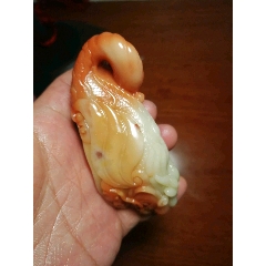 寿山松柏岭作“鳌鱼”大手把(se71512219)_7788收藏__收藏热线