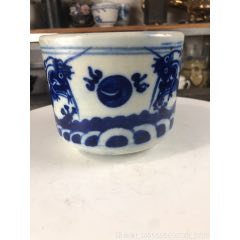 清代双龙戏珠青花炉(se71513181)_7788收藏__收藏热线