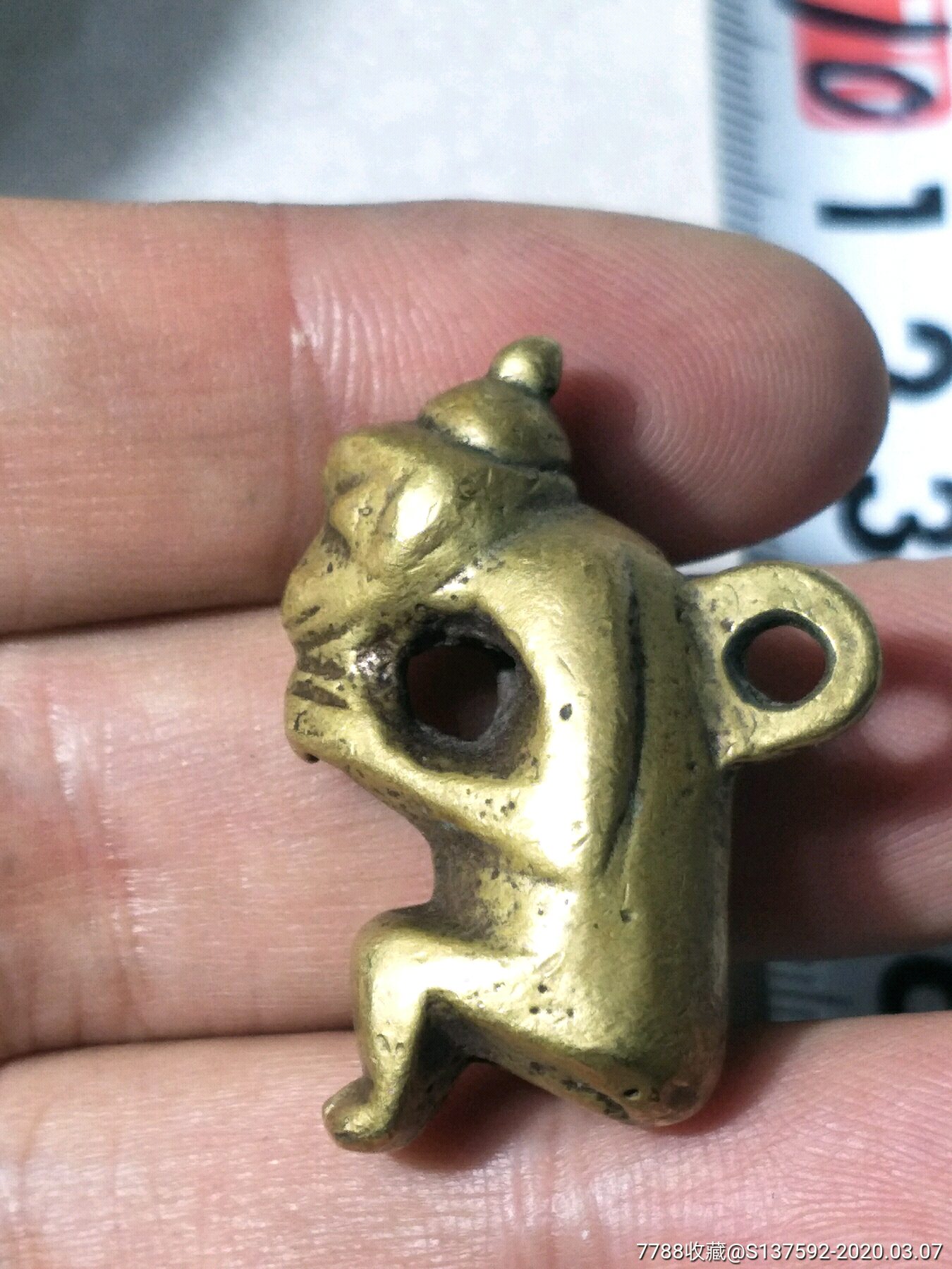 清代铜猴(代官)挂件_价格230.0000元_第1张_7788收藏__收藏热线