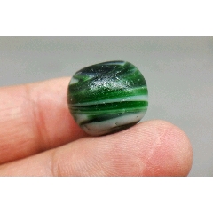清代绿色胶胎老琉璃珠(se71513261)_7788收藏__收藏热线