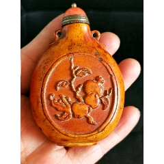 清代lujiao雕鼻烟壶，(se71513834)_7788收藏__收藏热线