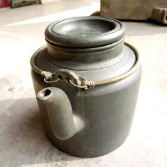 包老包真美品清代老紫砂壶，捂灰洋桶壶(se71514606)_7788收藏__收藏热线