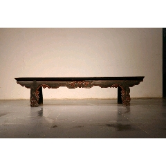 清代，榆木长凳。大漆工艺，保存完好，皮壳老辣(se71514568)_7788收藏__收藏热线