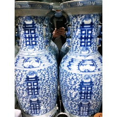 清代青花喜字罐，(se71515073)_7788收藏__收藏热线