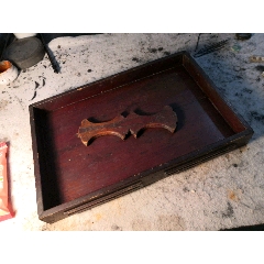 完整民国榉木文盘送榉木绕线板(se71515133)_7788收藏__收藏热线