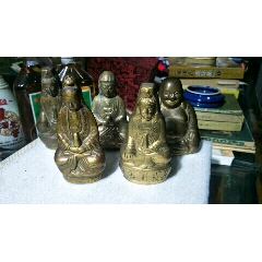 工艺品，观音像四个，弥勒佛一个(se71516621)_7788收藏__收藏热线