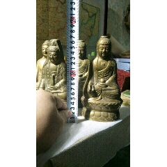 工艺品，释迦摩尼3个，观音1个合售(se71516701)_7788收藏__收藏热线