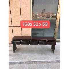 案几，核桃木，清末民初。做工精致，细腻，长而雅，精且美！(se71517267)_7788收藏__收藏热线