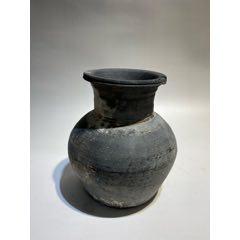 古玩陶器古董收藏高古陶战国黑陶花盆(se71517284)_7788收藏__收藏热线