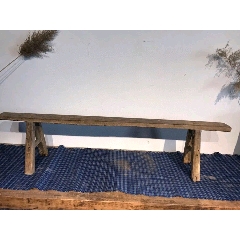 清，榆木长条凳，做工精致，包浆自然，花纹漂亮，老货(se71517334)_7788收藏__收藏热线