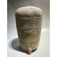 古玩陶器古董汉代灰陶粮仓(se71517392)_7788收藏__收藏热线