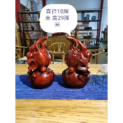 红檀木宝葫芦摆件(se71517435)_7788收藏__收藏热线